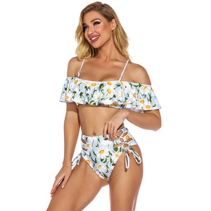 2023 Custom Vintage Elastic <strong>String</strong> Strappy Sexy Bikini Swimwear Women's Designer Bathing Suit <strong>Maillot</strong> De <strong>Bain</strong> for Adults - Product Image 6