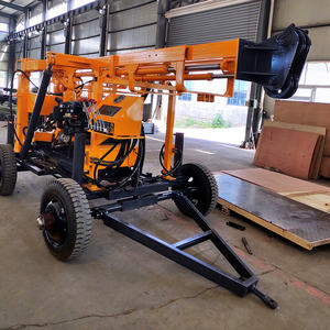 Gespecialiseerde diesel-aangedreven rupsbandenboorinstallatie voor waterputten in zandachtig terrein, kernboorinstallatie - Product Image 4