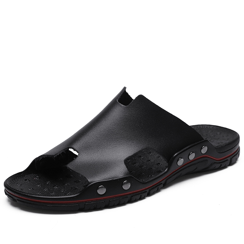 mens leather house slippers sears