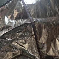 Abri portable pour incendies forestiers en tissu aluminiumisé résistant aux hautes températures, tente d'évacuation d'urgence pour la lutte contre les incendies forestiers