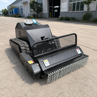 Livraison Gratuite Tondeuse à Gazon Électrique Automatique Télécommandée Robot Tondeuse Auto-chargeante pour Ferme