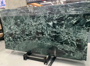 Dalle de marbre vert classique poli d'Italie, Verde Mare Verde Alpi, pour la décoration de villas de luxe - Product Image 4