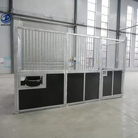 Box pour chevaux extérieur préfabriqué en métal galvanisé, portable, avec toit, de haute qualité, durable, faible entretien, longue durée de vie