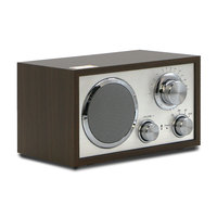 Radio HIFI vintage en bois, portée de fréquence de 88MHz à 108MHzv, avec haut-parleurs stéréo intégrés, pour bureau