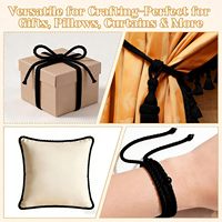Cordon de macramé moderne enduit haute résistance pour rideaux, sacs et chaussures, diamètre 5 mm, longueur personnalisable