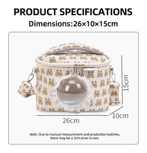 <span class=keywords><strong>Cage</strong></span> de transport confortable et respirante de haute qualité pour petits animaux de compagnie, lapins, rats, glisseurs, hamsters, chinchillas - Product Image 6