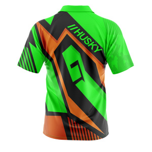 เสื้อโปโลผู้ชาย 100% โพลีเอสเตอร์ แขนสั้น แห้งเร็ว สำหรับใส่เล่นกีฬากลางแจ้ง - Product Image 2