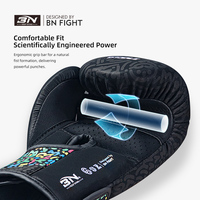 Gants de boxe BN pour enfants 6oz en cuir PU, protection des paumes pour l'entraînement MMA, équipement d'arts martiaux pour enfants