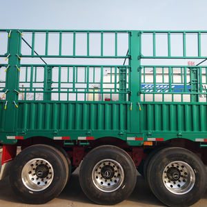 Semirremolque de Acero Amarillo de 3 Ejes para Transporte en Camión, Diseño de Jaula, Dimensiones 9.5x2.5x3.5m, Carga Útil 5001-10000 kg, Marca Stake - Product Image 4