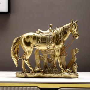 Ornement en résine Cheval de prairie moderne Mystic Arts, couleur grain de bois 7141H, décoration intérieure, cadeau - Product Image 3