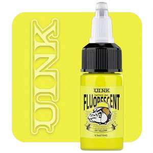 Venta directa de fábrica de <span class=keywords><strong>tinta</strong></span> de tatuaje <span class=keywords><strong>fluorescente</strong></span> de 15ML, pigmento UV original amarillo, hermoso color para arte de tatuaje corporal. - Product Image 1