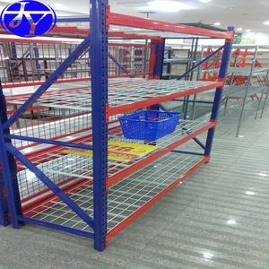 Rak logam lembaran ketukan kustom, Unit rak susun & rak kapasitas tugas Tengah dengan pembagi jaring kawat baja - Product Image 2