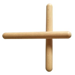Palillos rítmicos de madera de 20cm, instrumentos musicales Orff, par de instrumentos musicales, material didáctico para presentaciones y enseñanza - Product Image 5