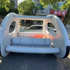 <span class=keywords><strong>Petit</strong></span> <span class=keywords><strong>bateau</strong></span> électrique extérieur pour 6 personnes Bateaux de catamaran gonflables de 4.5 mètres pour les loisirs aquatiques - Product Image 5