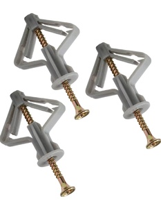 Cheville universelle à expansion SHURUI, vis d'ancrage, cheville en plastique, cheville murale à expansion, norme ISO, capacité 50 kg, filetage M8, carrée - Product Image 1