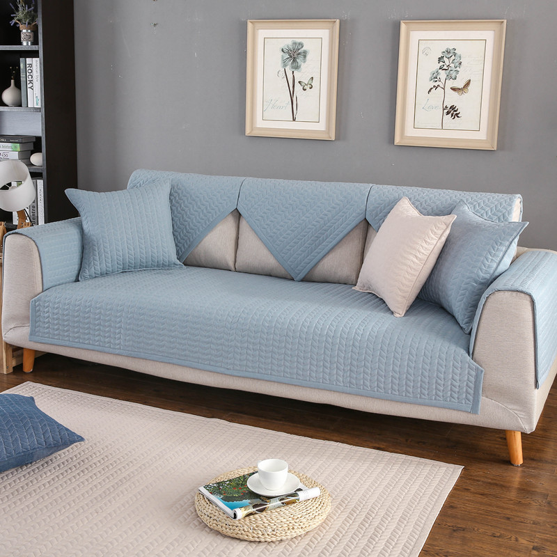 ソファカバー弾性布団かぎ針編みインドベッド取り外し可能4滑り止め