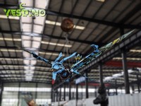 Caoutchouc de silicone éponge de modèle de personnage de dragon personnalisable très réaliste pour les zones d'aéroport public d'affichages thématiques d'intérieur