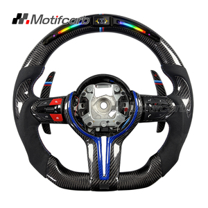 Volant personnalisé en fibre de carbone avec éclairage LED intelligent pour BMW M330i M440i F10 F30 X3 X5 F15 F16 F18 M2 M3 M4 2010-2018 - Product Image 1