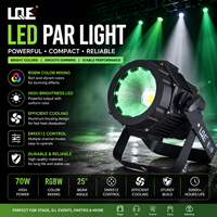 Projecteur PAR LED étanche IP65 120W RGBW 4-en-1 pour scène, concert, festival, effet de foule et éclairage d'audience