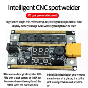 GX591 99 Gears Mini <strong>Spot</strong> Welder Control <strong>Board</strong> Handheld <strong>Spot</strong> Welding Machine PCB Circuit <strong>Board</strong> for 18650 Lithium Battery Welding - Product Image 3