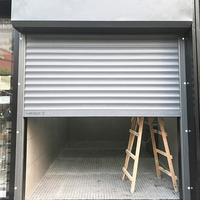 Puerta Espiral de Alta Velocidad de Aluminio con Ventana de Policarbonato Transparente para Almacenes, Construcción de Aleación de Aluminio, Superficie Acabada