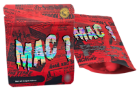 Emballage personnalisé pour produits comestibles, sachets en plastique Mylar à fermeture éclair pour bonbons, fleurs, sachets en Mylar étanches à l'odeur, refermables, 3,5 g