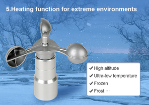 Para Firstrate FST200-201B Velocidade do vento aquecida Sensor RS485 Weather Station Instrumento para Medir a Velocidade do Vento - Product Image 4
