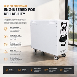 EU uA 30KW เก็บ32KWH พลังงานในบ้าน51.2V 600Ah แพ็คแบตเตอรี่ LiFePO4 MB56 628Ah 30kWh 587AH พลังงานลิเธียมแนวตั้ง - Product Image 4
