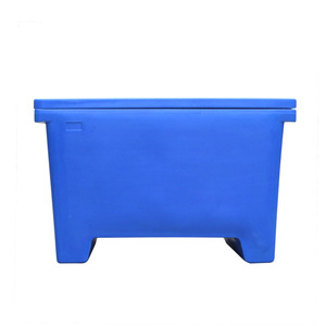 Thùng giữ đá cá biển cỡ lớn ngoài trời, hai lớp, 550 lít, làm bằng nhựa đúc xoay, dùng để bảo quản hải sản cho ngành đánh bắt - Product Image 3