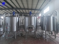 Geavanceerde bierproductielijn en -machines met PLC-besturing, 1000L brouwerijapparatuur voor brouwerijen en pubs