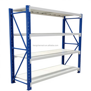 Nouvelle étagère de stockage industrielle, étagères d'entrepôt polyvalentes pour la logistique et l'entreposage, installation simple et réglable - Product Image 1