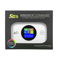 MF968 Routeur WiFi portable 4G 5G LTE avec carte SIM sans fil MIFI Qcc 9607 Chipset 100m Portée Interface Type-C