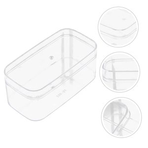 Recyclable Clear <b>Food</b> Grade <b>Plastic</b> Rectangle PS <b>Container</b> for Commercial Home Salad Bread Chocolate Cake Cookie Candy Storage - Product Image 2