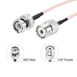 Rg316 Bộ chuyển đổi đồng trụ<span class=keywords><strong>c</strong></span> Pigtail <span class=keywords><strong>c</strong></span>áp 15cm BNC Nam để UHF để 239 nữ Coax Pigtail <span class=keywords><strong>c</strong></span>áp 15cm cho CB ham hai <span class=keywords><strong>c</strong></span>ách ăng-ten phát thanh - Product Image 2