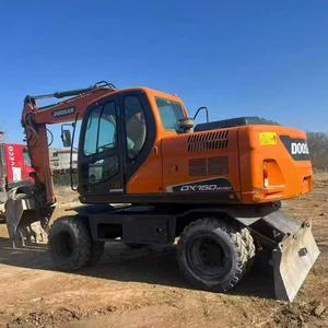 รถขุดตีนตะขาบมือสอง Doosan DX150 ราคาถูก พร้อมมอเตอร์ปั๊มหลัก อะไหล่ Kawasaki ราคาประหยัด - Product Image 1