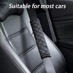 MESOROCK noir automobile <span class=keywords><strong>ceinture</strong></span> de sécurité couverture <span class=keywords><strong>ceinture</strong></span> de sécurité épaulette coussins universel voiture <span class=keywords><strong>ceinture</strong></span> de sécurité protecteur <span class=keywords><strong>ceinture</strong></span> de sécurité coussinets - Product Image 4
