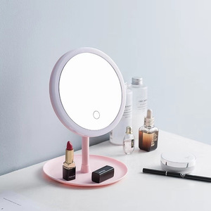 Fornitura di fabbrica all'ingrosso di cosmetici LED specchio di stoccaggio a specchio Smart LED regolabile LED specchio da tavolo <span class=keywords><strong>per</strong></span> il trucco - Product Image 2