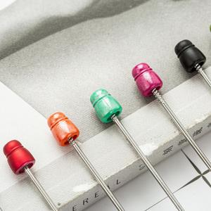 Gradient Beadable Ballpoint Pens, Black Ink <b>for</b> DIY and Personalized Pen Decorations, School & Office Supplies - Product Image 3