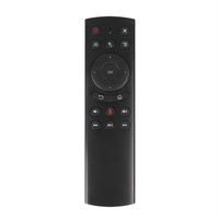 Control Remoto Inalámbrico con Voz y Air Mouse 2.4G BT5.0, Batería AAA, Plástico y Silicona, Universal para Android TV Box, Shield TV, Smart TV, PC