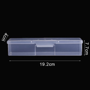 Contenedores de Almacenamiento de Plástico Rosa y Blanco, Organizador de Herramientas de Manicura, Caja de Almacenamiento para Decoraciones de Uñas, en Existencia - Product Image 6