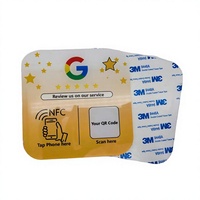 Sx-38 Shunxin Mini Tag Étanche Google Review Menus en ligne NFC 100*90mm Support sans contact Code QR & Tag NFC Carte Cadeau