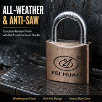 Factory Price OEM Durable Weatherproof Iron Padlock High Security Anti-Rust Keyed Lock for Garden Shed Warehouse