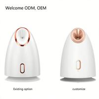 Vaporizador Facial Eléctrico Nano Portátil Iónico de Diseño de Alta Gama PAKISS, Funciones de Iluminación, Hidratación y Nutrición para el Hogar