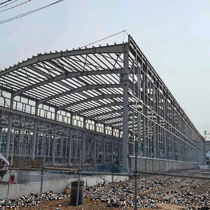 โรงงานสำเร็จรูปขนาด 40x60 เมตร โกดังเก็บของ โครงสร้างเหล็กสำเร็จรูป อาคารเก็บของสำหรับงานวิศวกรรม - Product Image 4