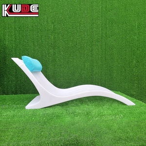 Sofá Impermeable para Exteriores, Muebles de Jardín, Tumbona para Piscina con Luces LED, Silla de Descanso para Piscina - Product Image 4