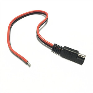 Cable de Cobre Puro de 0,75 <span class=keywords><strong>mm</strong></span> y 0,3 <span class=keywords><strong>m</strong></span>, Rojo y Negro, SAE, Alimentado por Energía Solar, 10 Unidades, Conector Macho-Hembra Tipo Bala para Batería Automotriz - Product Image 2