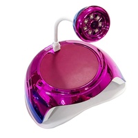 268W SUN YC-57C Pengering Kuku UV LED Gradasi Putih Pink 2 in 1 Lampu Kuku UV LED Sensor Pintar Otomatis Timer Desktop