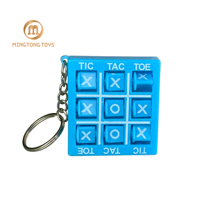 Giocattolo Educativo per Bambini, Scacchi XO in Plastica, Portachiavi Creativo Mini <span class=keywords><strong>Tic</strong></span> Tac Toe - Product Image 1
