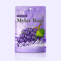 Sacs en Mylar imprimés sur mesure, pochettes verticales durables pour l'emballage alimentaire, sacs refermables à fermeture éclair pour les collations, le café, les friandises pour animaux de compagnie