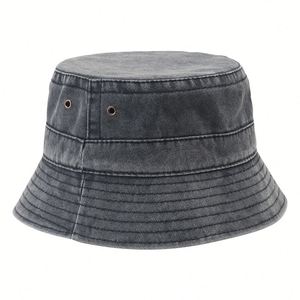 Custom Color <b>Bucket</b> <b>Hat</b> Custom Print <b>Reversible</b> Foldable Big Brim <b>Bucket</b> <b>Hat</b> Sunproof Plain Cotton <b>Bucket</b> <b>Hat</b> - Product Image 5